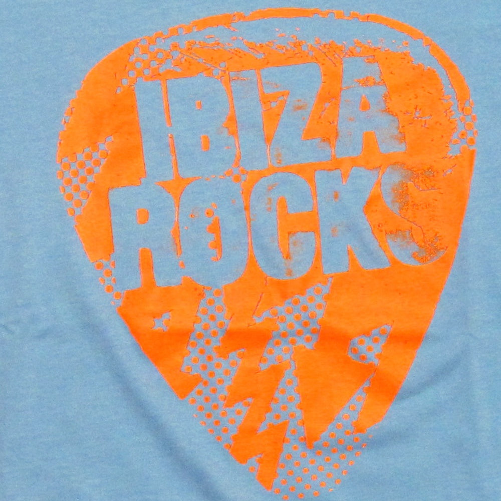 Ibiza Rocks Camiseta Niños Plectro Neón Naranja
