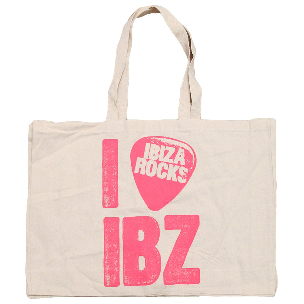 Ibiza Rocks Logo Bolso Tote Playa Lienzo Robusto