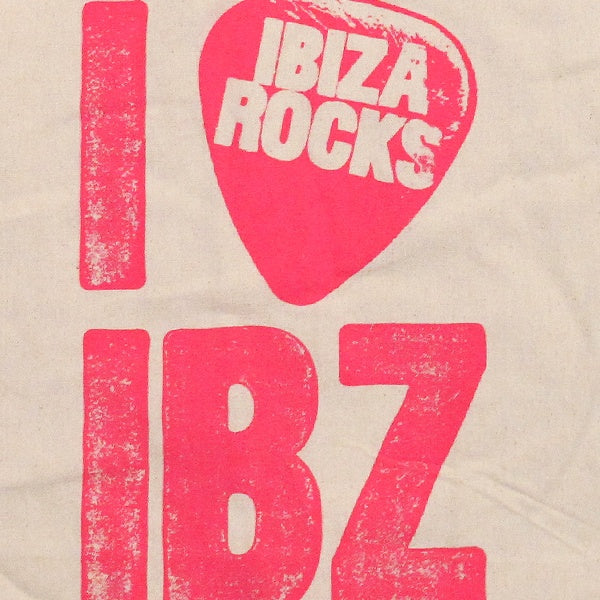 Ibiza Rocks Logo Bolso Tote Playa Lienzo Robusto