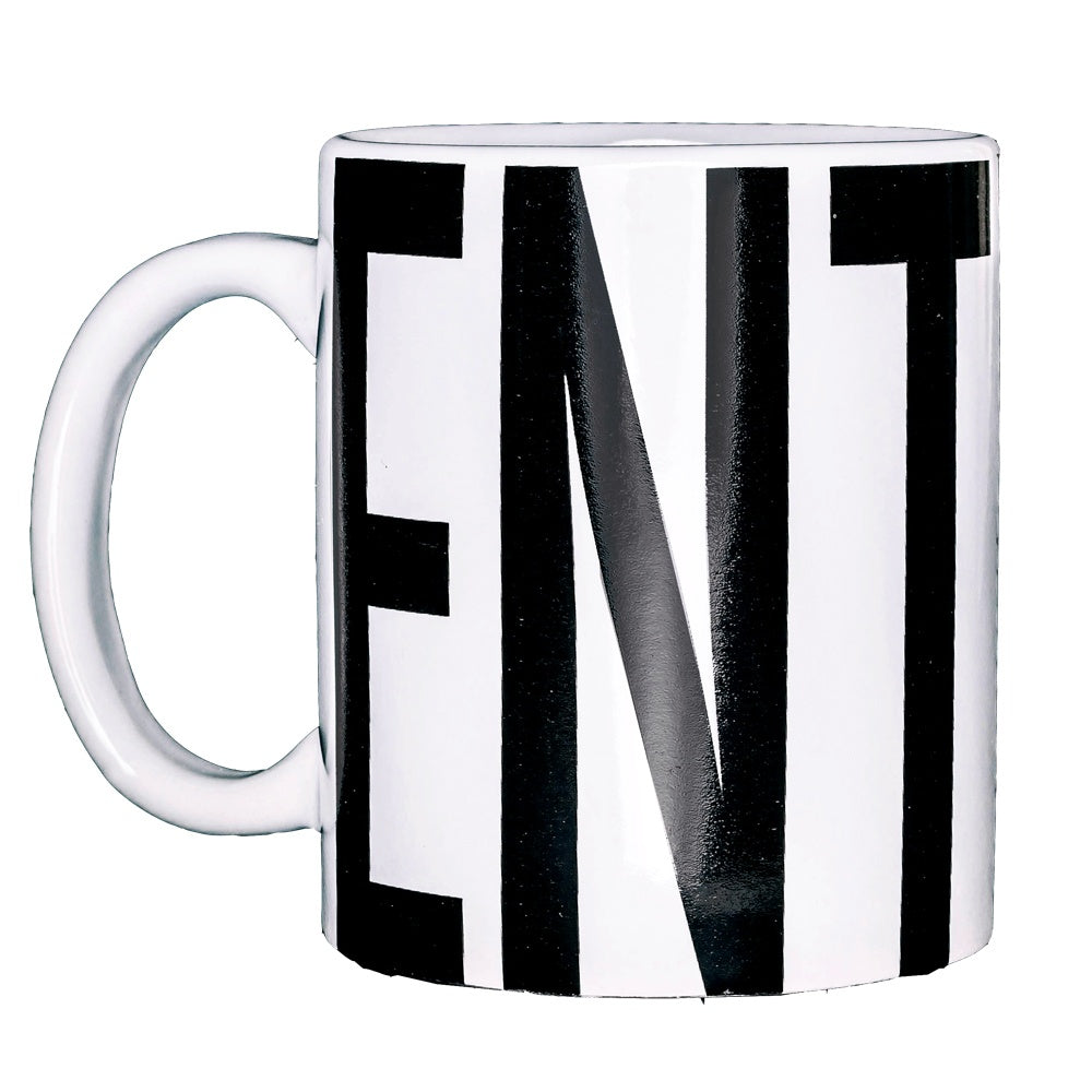 ENTER Ibiza Taza Blanca con Logo