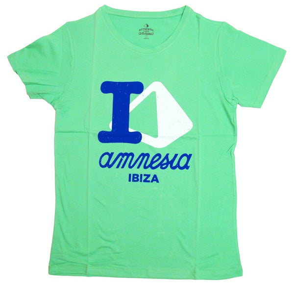 Amnesia Ibiza Amo Amnesia Camiseta Verde Hombre