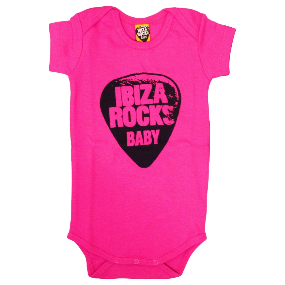 Ibiza Rocks Logo Baby Grow