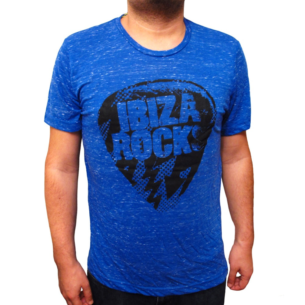 Ibiza Rocks Logo Herren Marmorierte T-Shirt