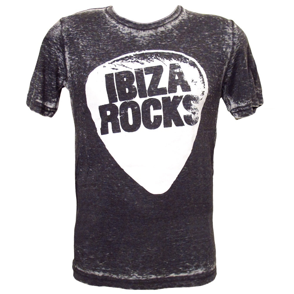Ibiza Rocks Camiseta Hombre Lavado ácido con Logo