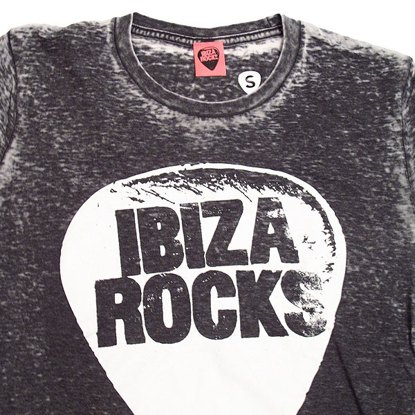 Ibiza Rocks Camiseta Hombre Lavado ácido con Logo