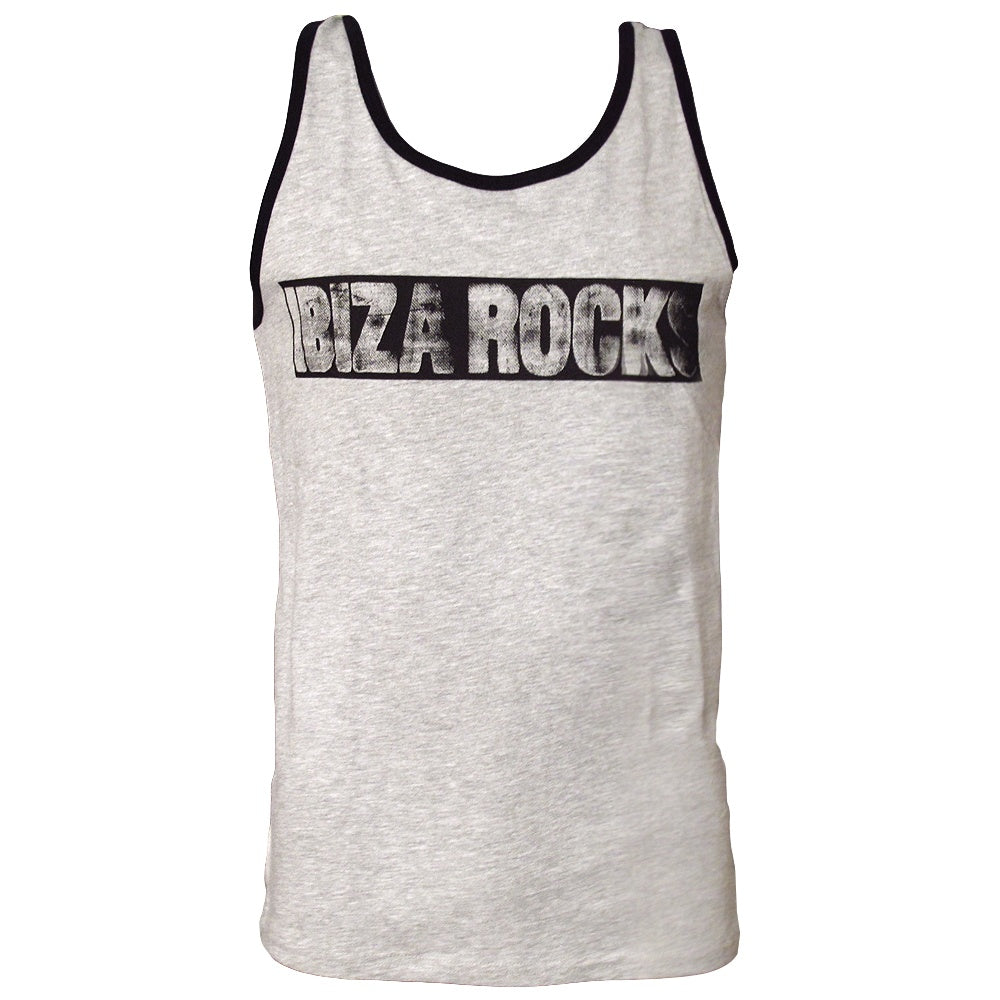 Ibiza Rocks Camiseta Sin Mangas Hombre Logo Vintage