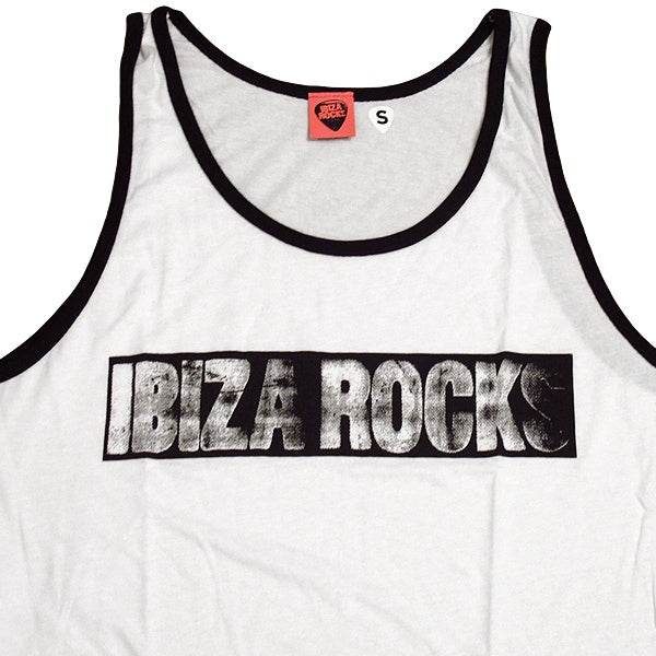 Ibiza Rocks Camiseta Sin Mangas Hombre Logo Vintage