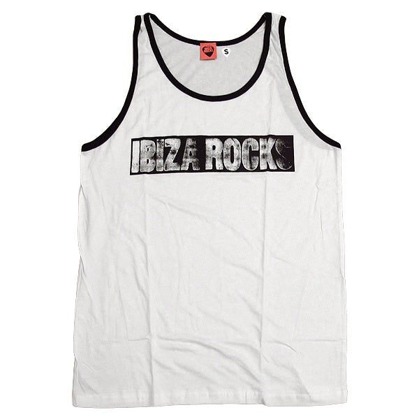 Ibiza Rocks Camiseta Sin Mangas Hombre Logo Vintage