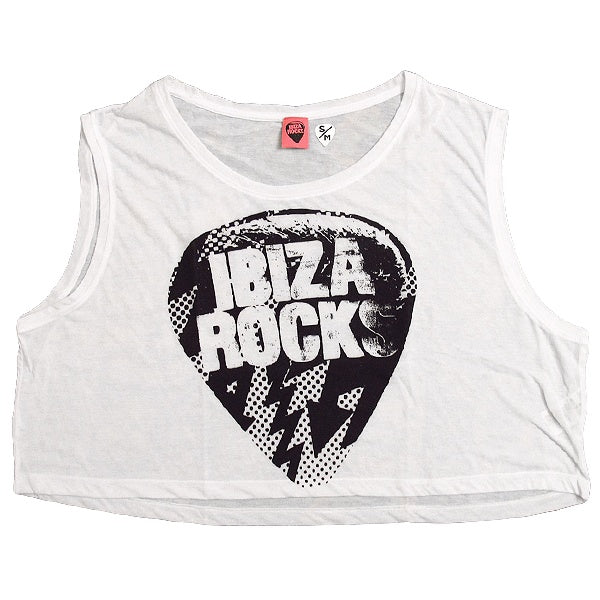 Ibiza Rocks Top corto sin mangas con Logo