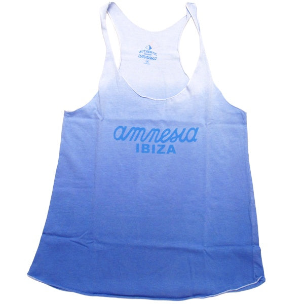 Amnesia Ibiza Camiseta de Tirantes Desteñida Mujer con Logo
