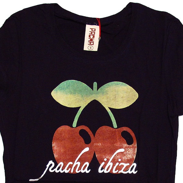 Pacha Camiseta Mujer Cerezas Acuarela