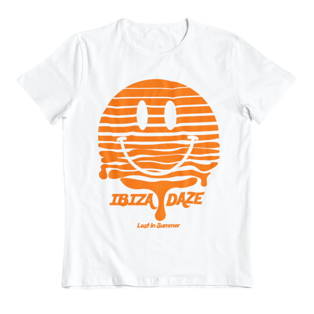 Ibiza Daze Smiley fondant au coucher du soleil T-shirt Homme