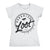 Paradise Lost Ibiza Women's White T-shirt with Logo
