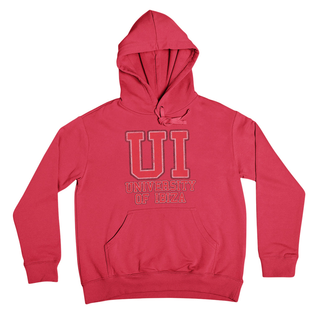 University of Ibiza Sudadera con Capucha hombre con Logo Colegial