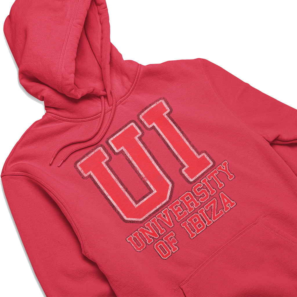University of Ibiza Sudadera con Capucha hombre con Logo Colegial