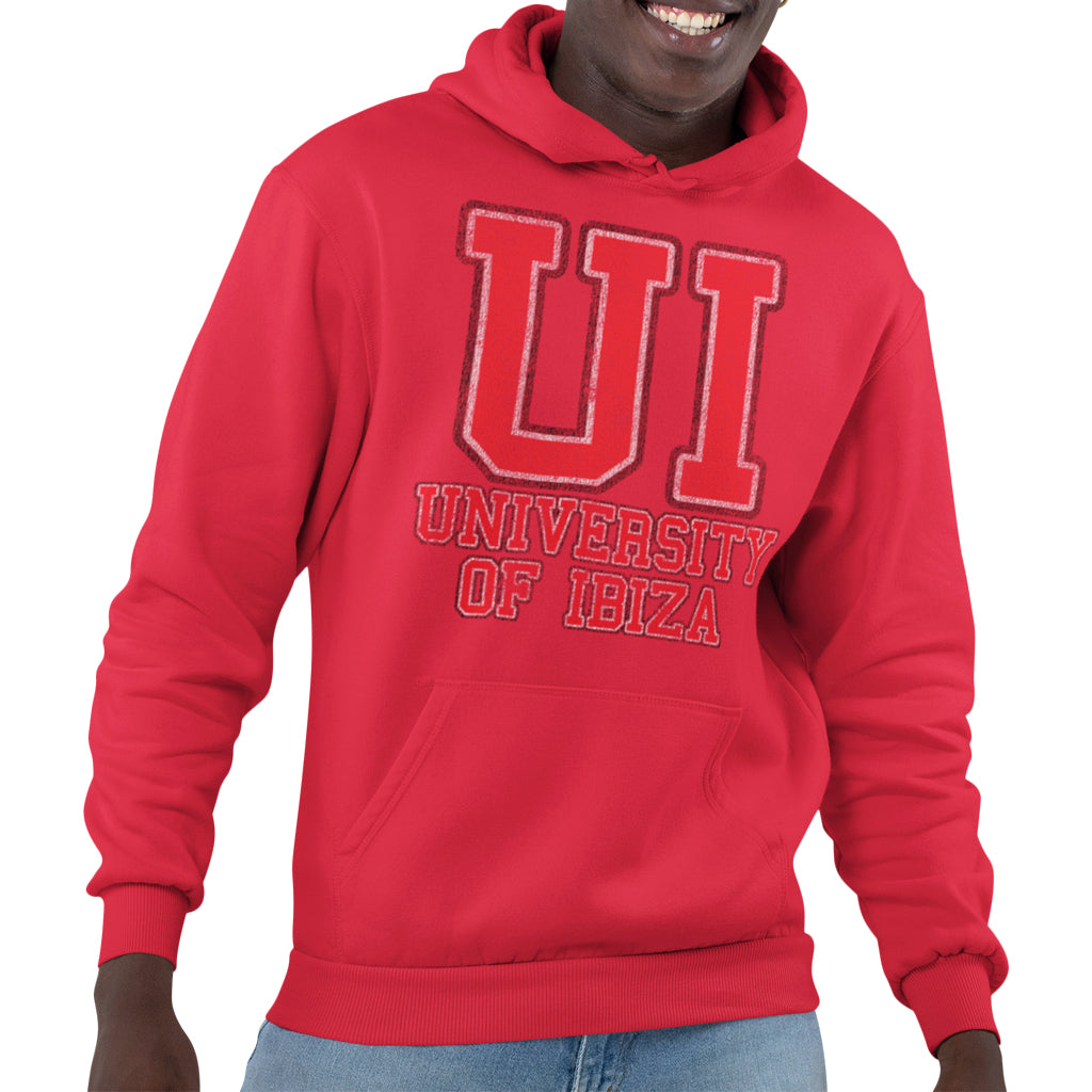 University of Ibiza Sudadera con Capucha hombre con Logo Colegial