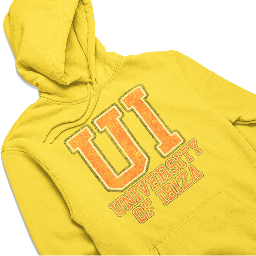 University of Ibiza Sudadera con Capucha hombre con Logo Colegial