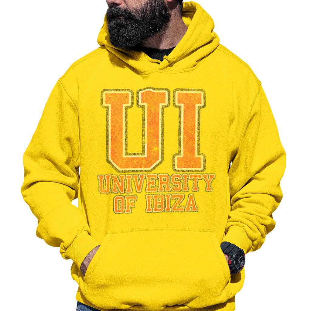 University of Ibiza Sudadera con Capucha hombre con Logo Colegial