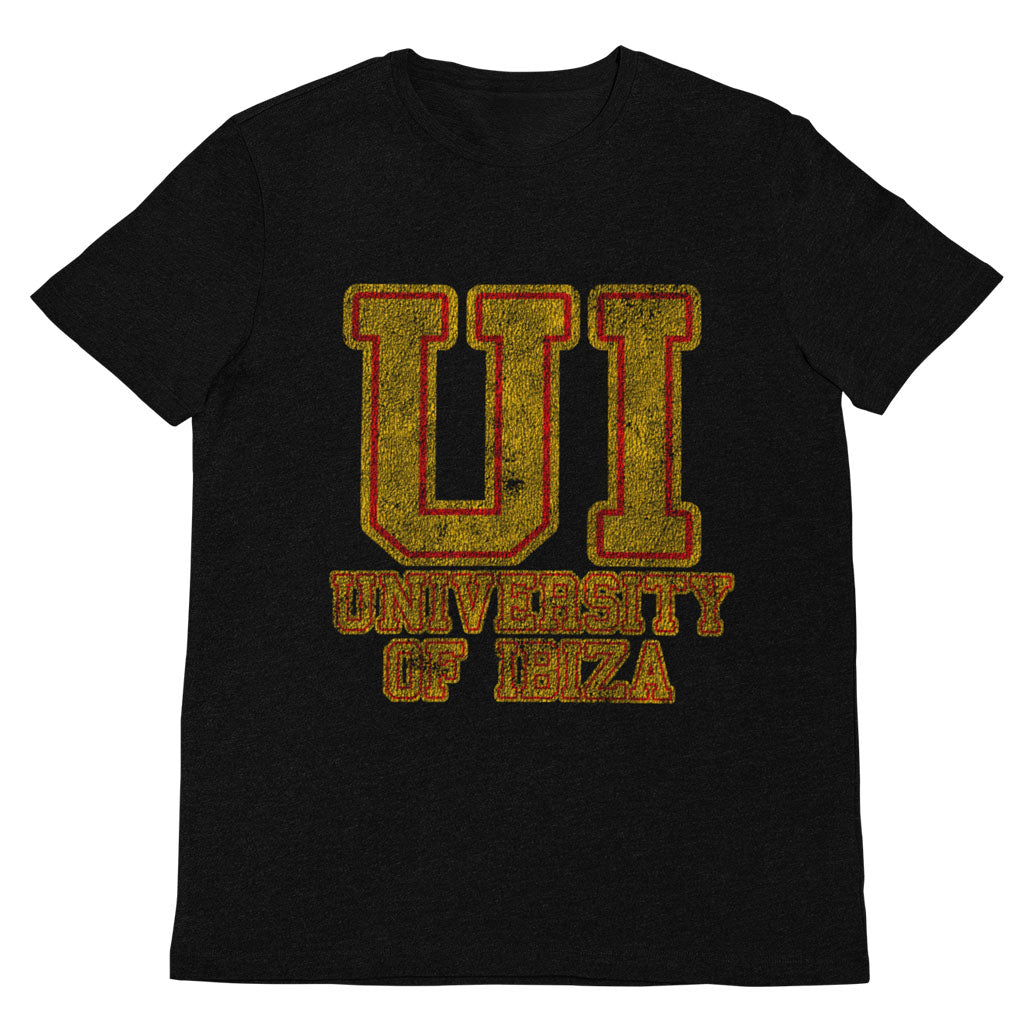 University of Ibiza Camiseta hombre con Logo Colegial