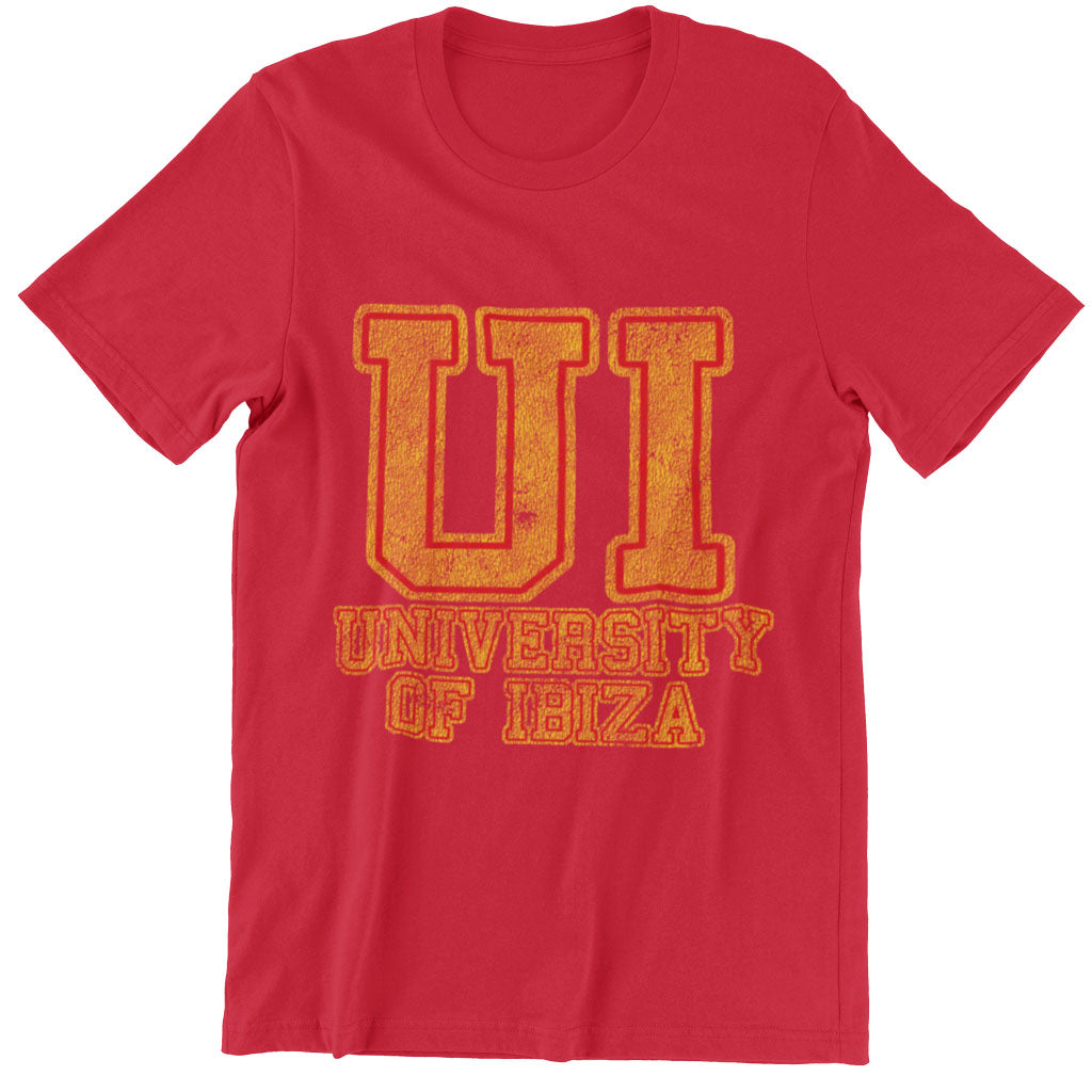 University of Ibiza Kollegiale Logo Herren Tee