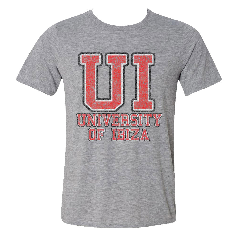 University of Ibiza Camiseta hombre con Logo Colegial