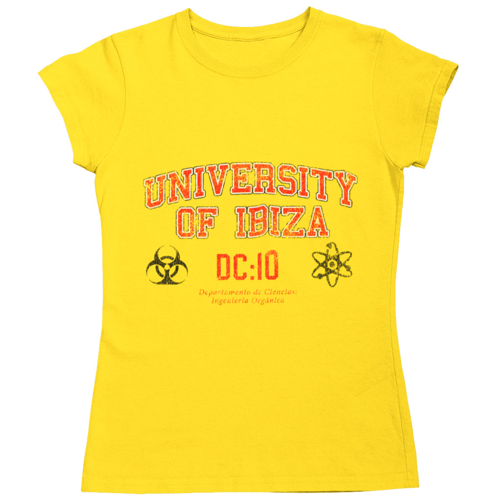 University of Ibiza Women's T-shirt Science Department