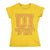 University of Ibiza Kollegiale Logo Damen T-shirt