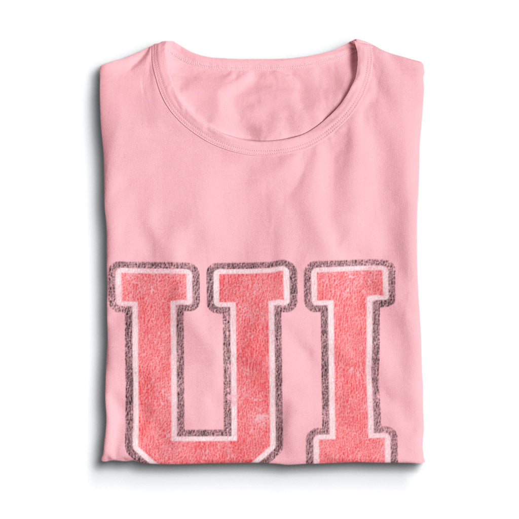 University of Ibiza Camiseta Mujer con Logo Colegial