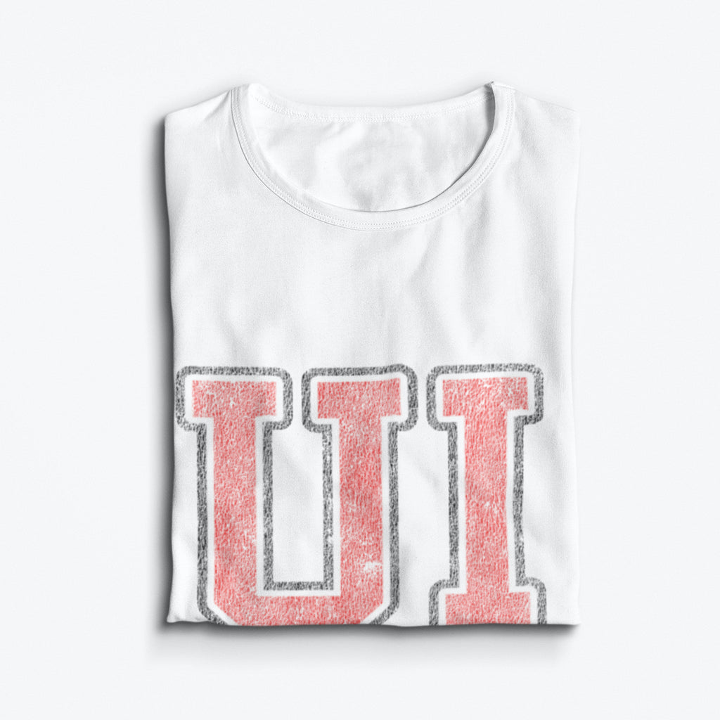 University of Ibiza Camiseta Mujer con Logo Colegial