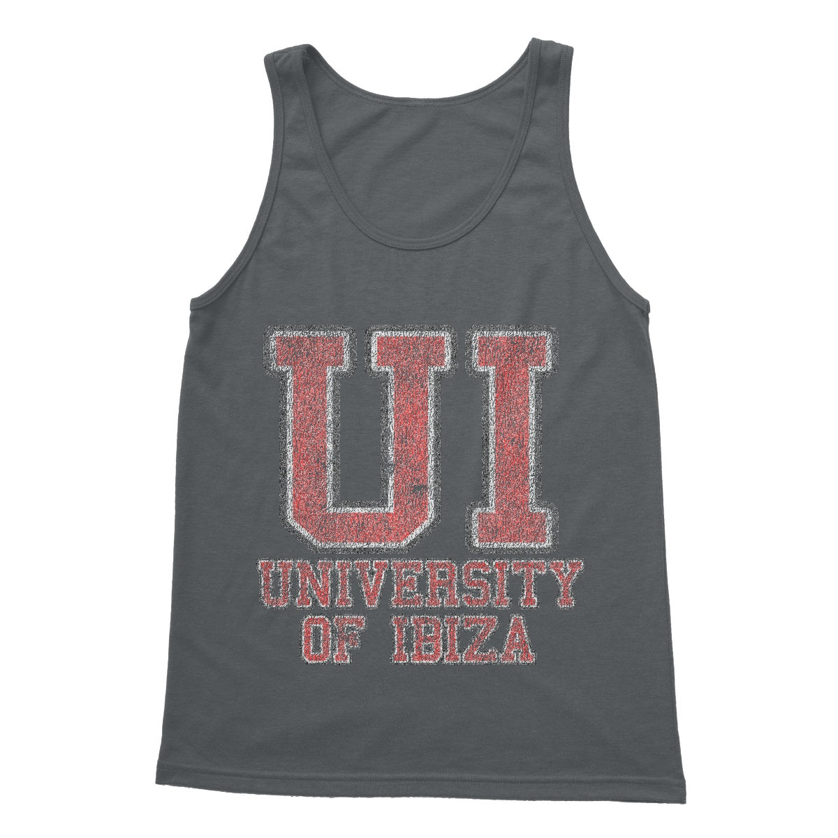 University of Ibiza Camiseta sin Mangas hombre con Logo Colegial