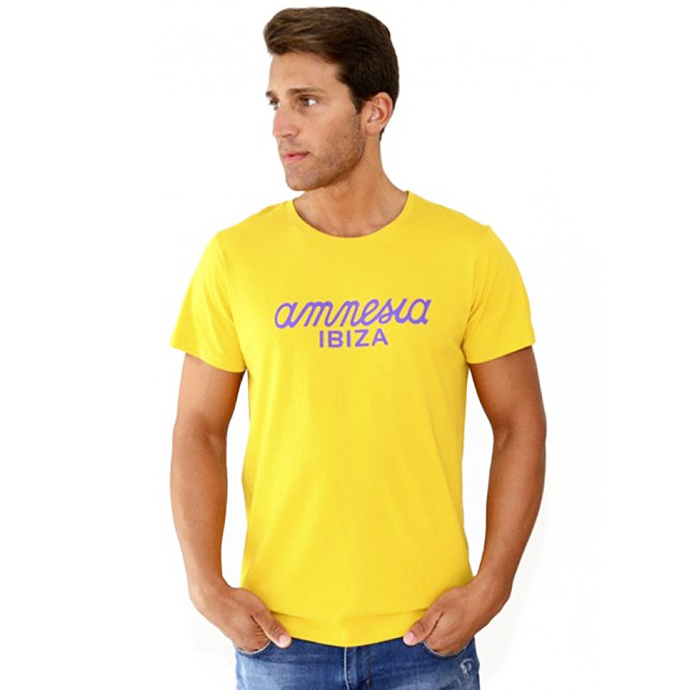 Amnesia Ibiza Neon Classic Logo Men's T-shirt