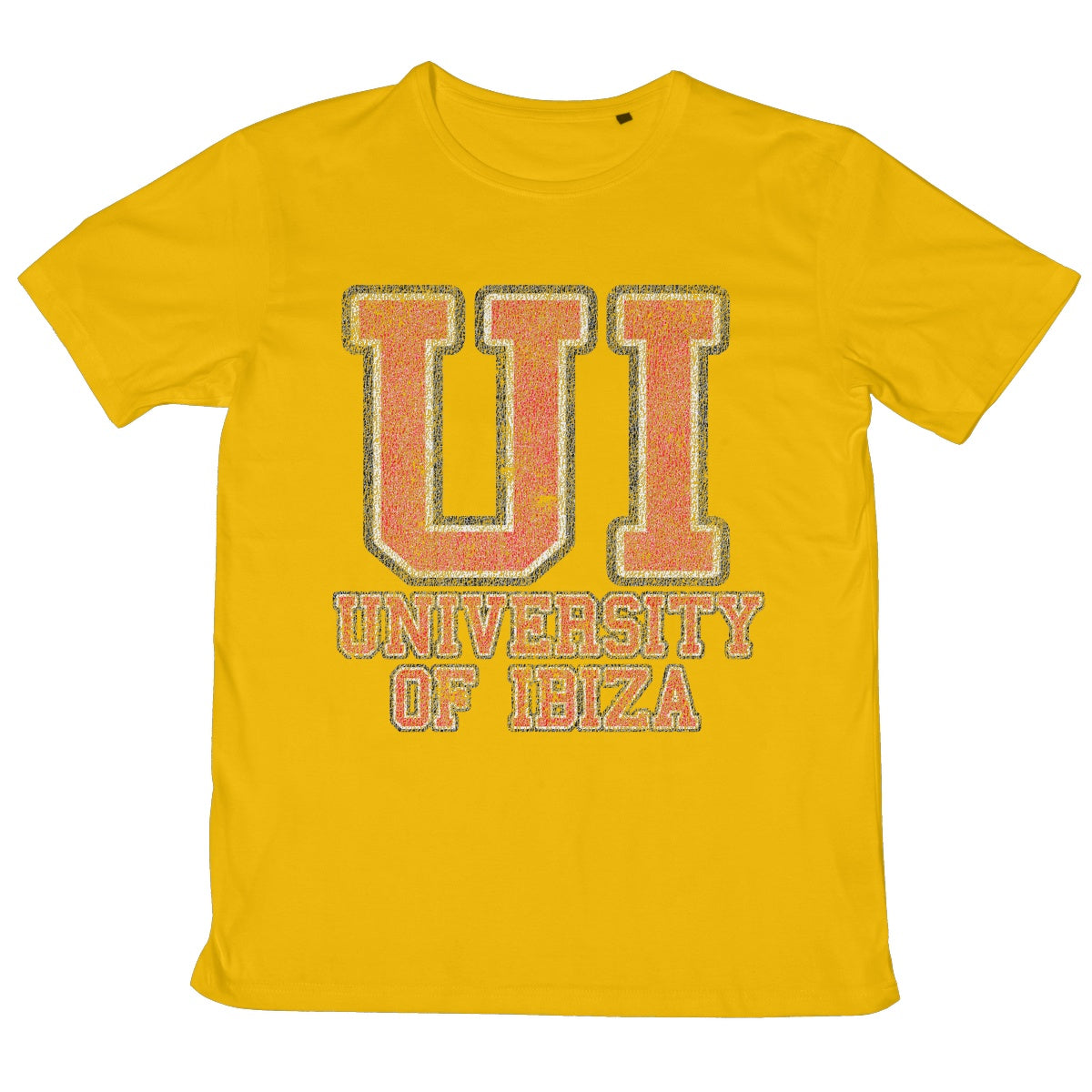 University of Ibiza Camiseta hombre con Logo Colegial