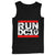 Run DC10 Camiseta sin mangas Negra Hombre