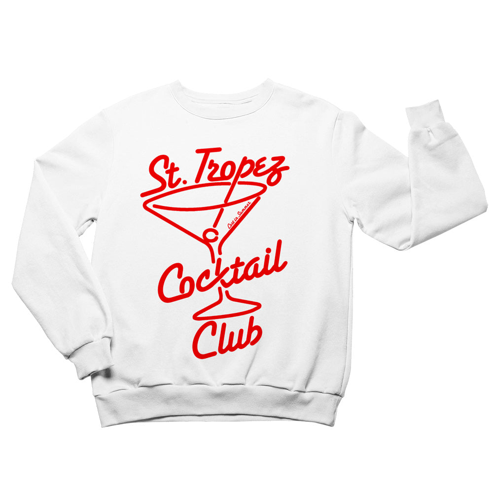 St. Tropez Cocktail Club Men's Sweatshirt