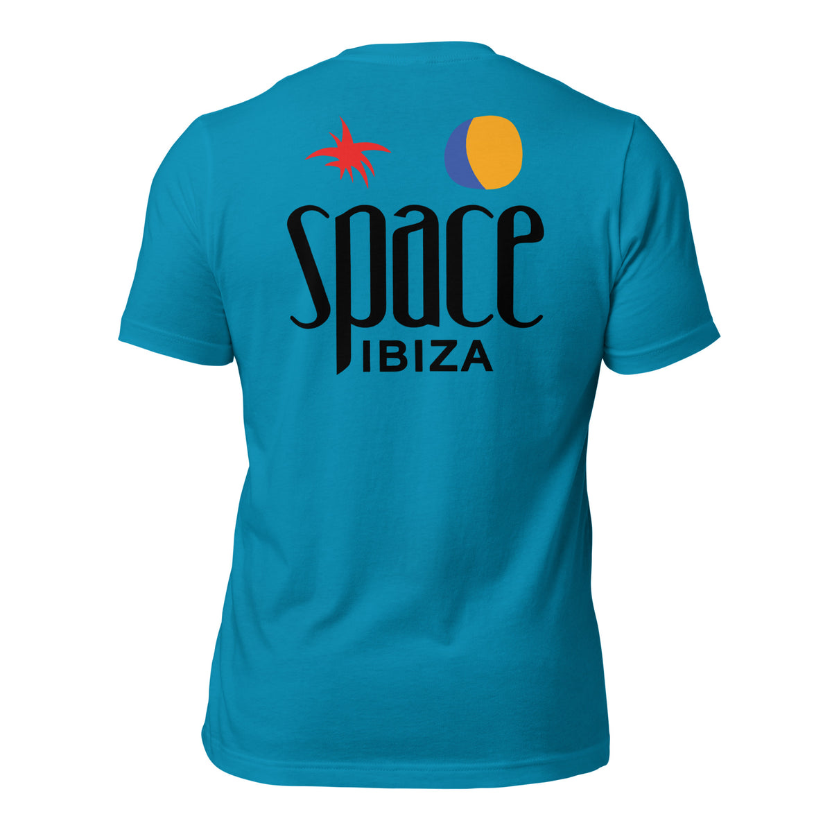 Space Ibiza Beach Club Logo Aqua T-shirt NEW