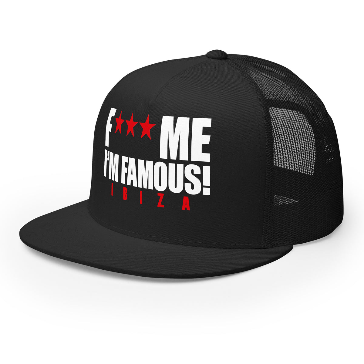 David Guetta F Me I&#39;m Famous Ibiza Classic Logo Snapback Cap Black