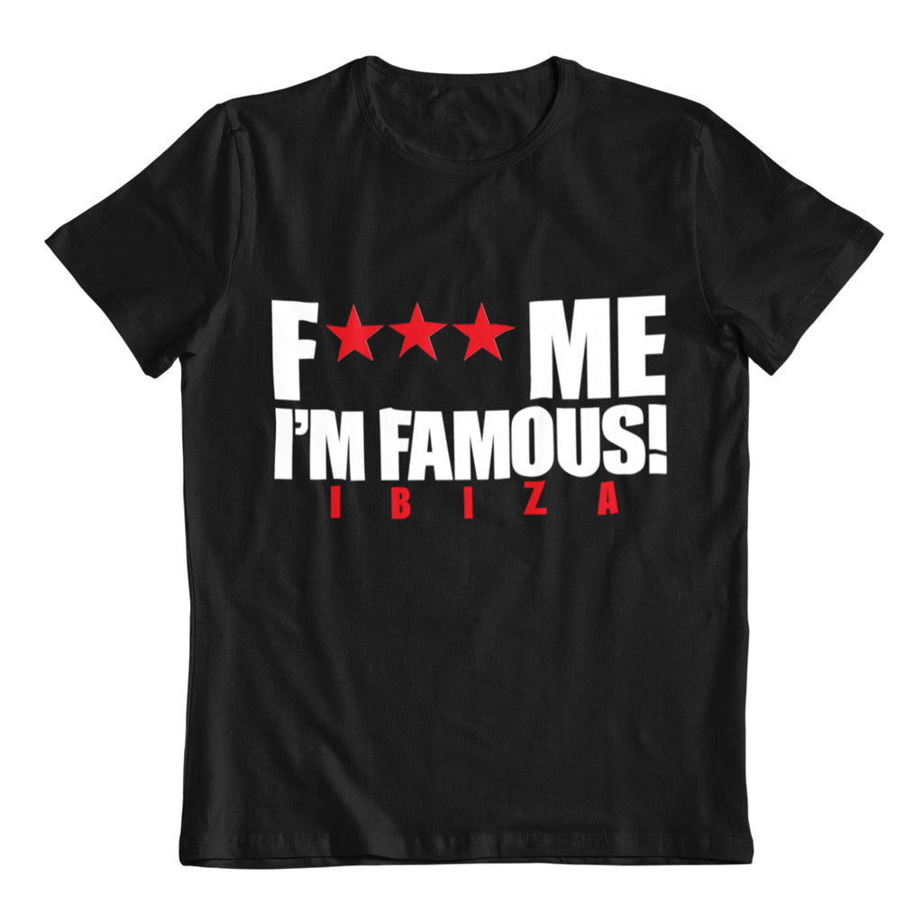 David Guetta F Me I'm Famous Ibiza Classic Logo Men's T-shirt NEW