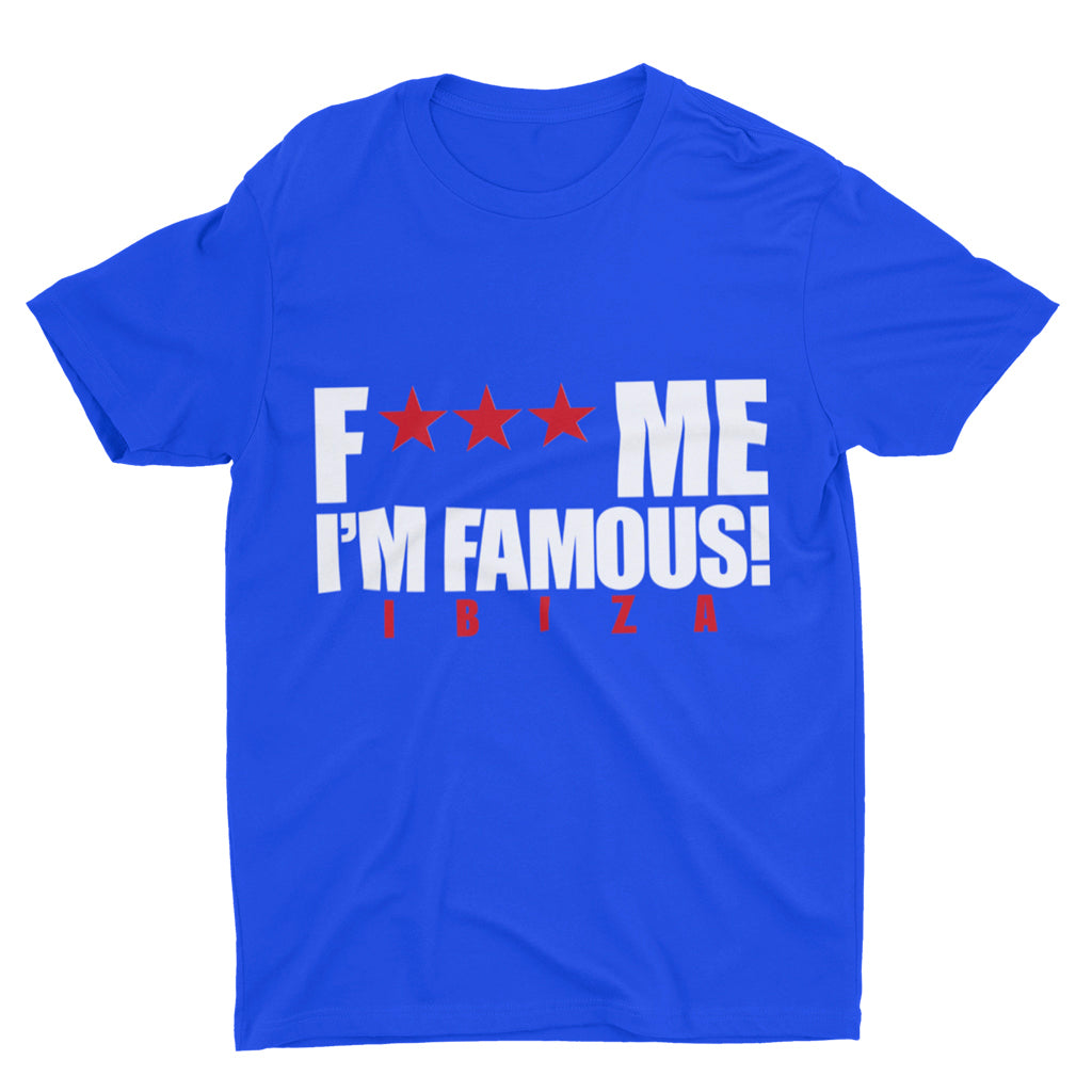 David Guetta F Me I&#39;m Famous Ibiza Classic Logo Men&#39;s T-shirt NEW