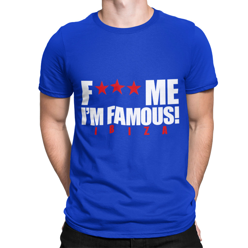 David Guetta F Me I&#39;m Famous Ibiza Classic Logo Men&#39;s T-shirt NEW