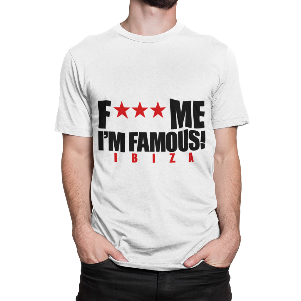 David Guetta F Me I&#39;m Famous Ibiza Classic Men&#39;s T-shirt NEW