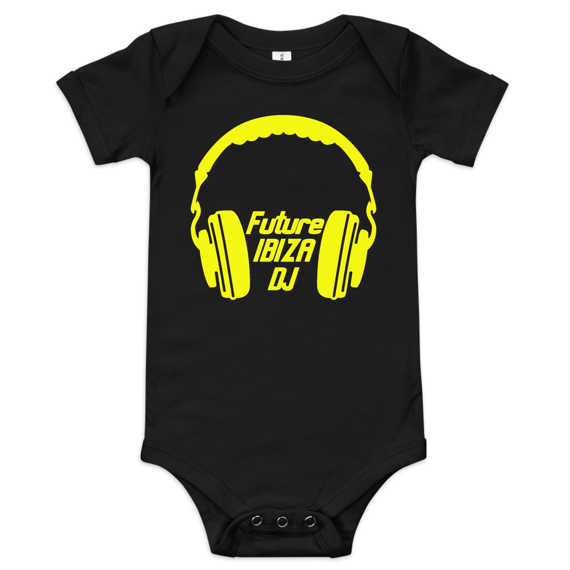 Future Ibiza DJ Baby Grow Black