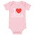 I Love Ibiza Babygrow Pink