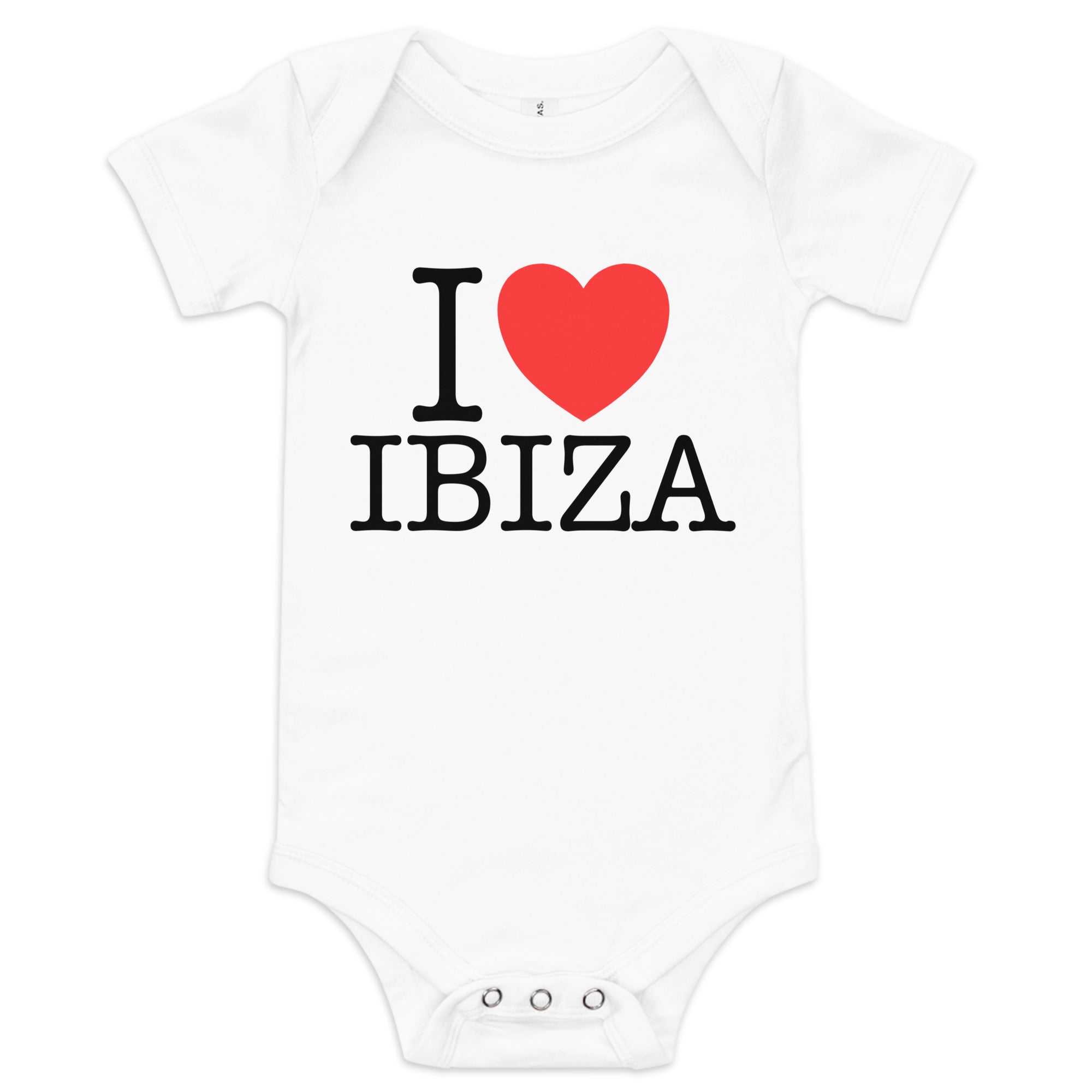 I Love Ibiza Babygrow White