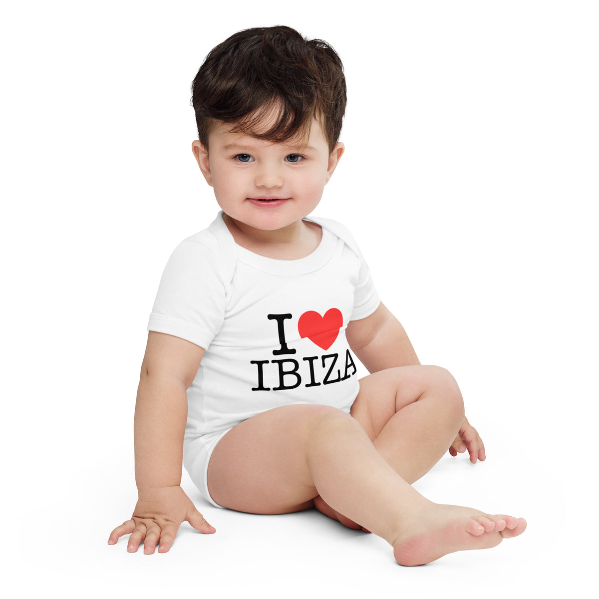 I Love Ibiza Babygrow White