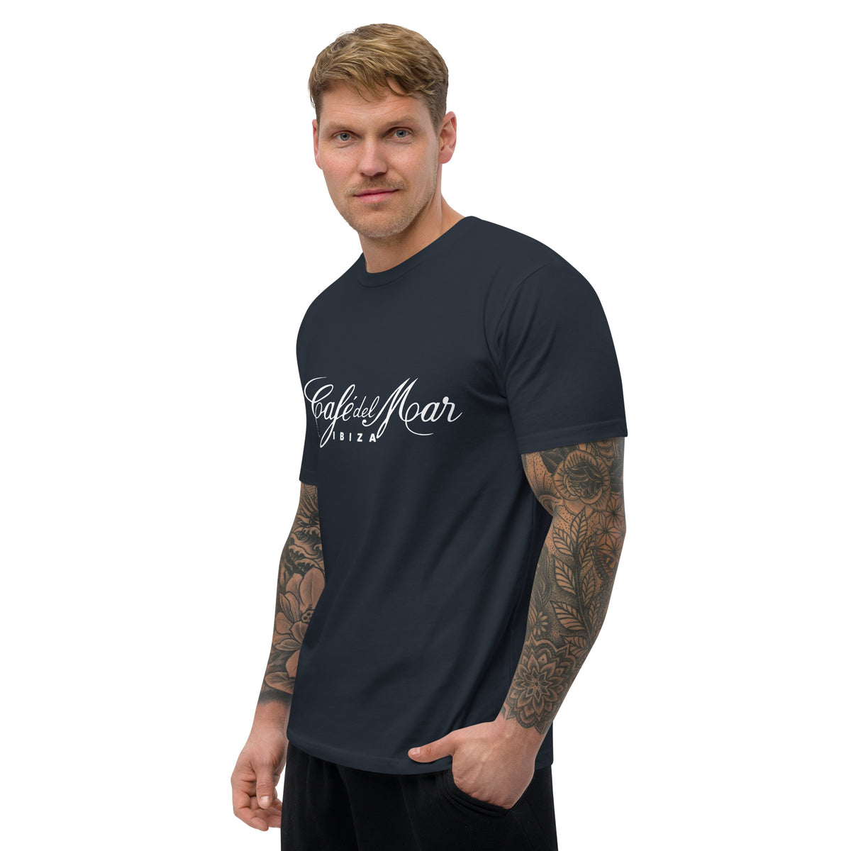Cafe Del Mar Classic Men&#39;s T-shirt Navy