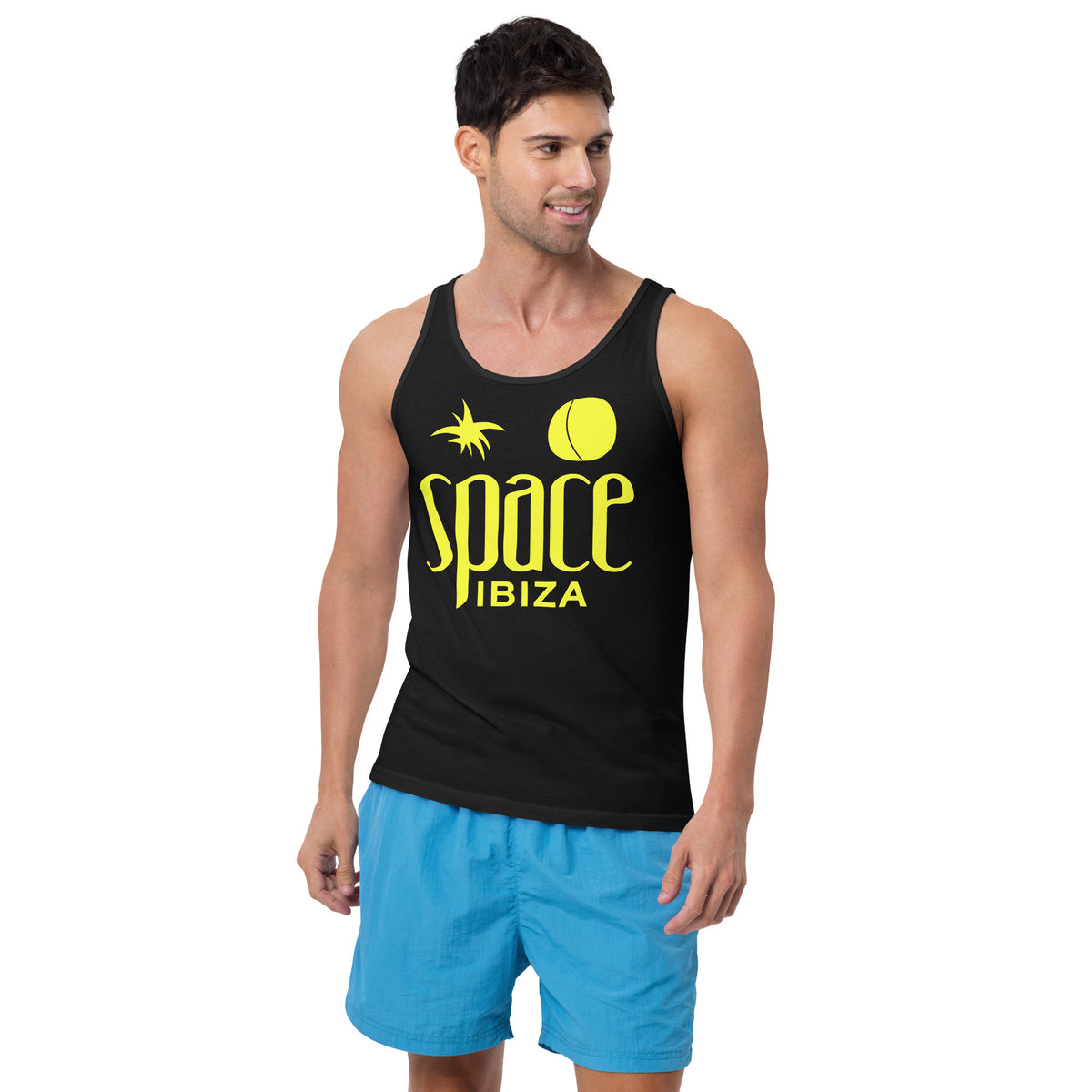Space Ibiza Summer Fusion Black Tank Top