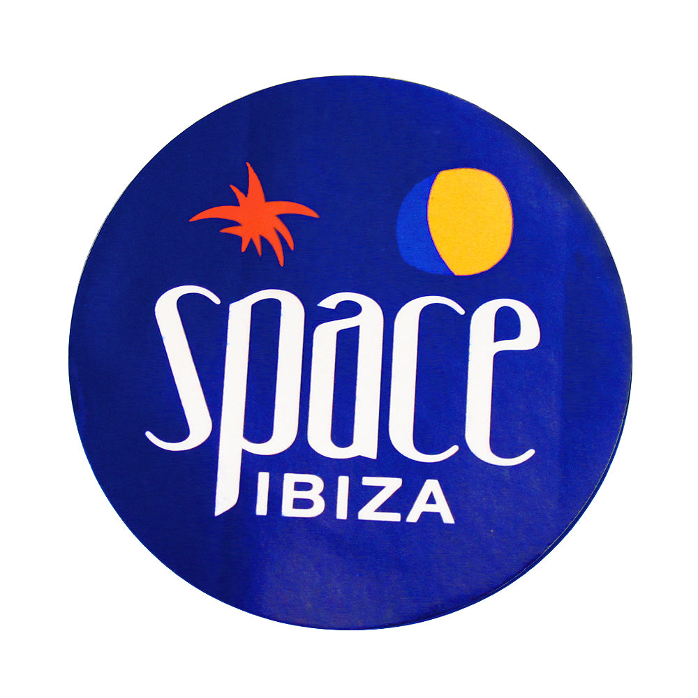 Space Ibiza New Logo Blue Sticker