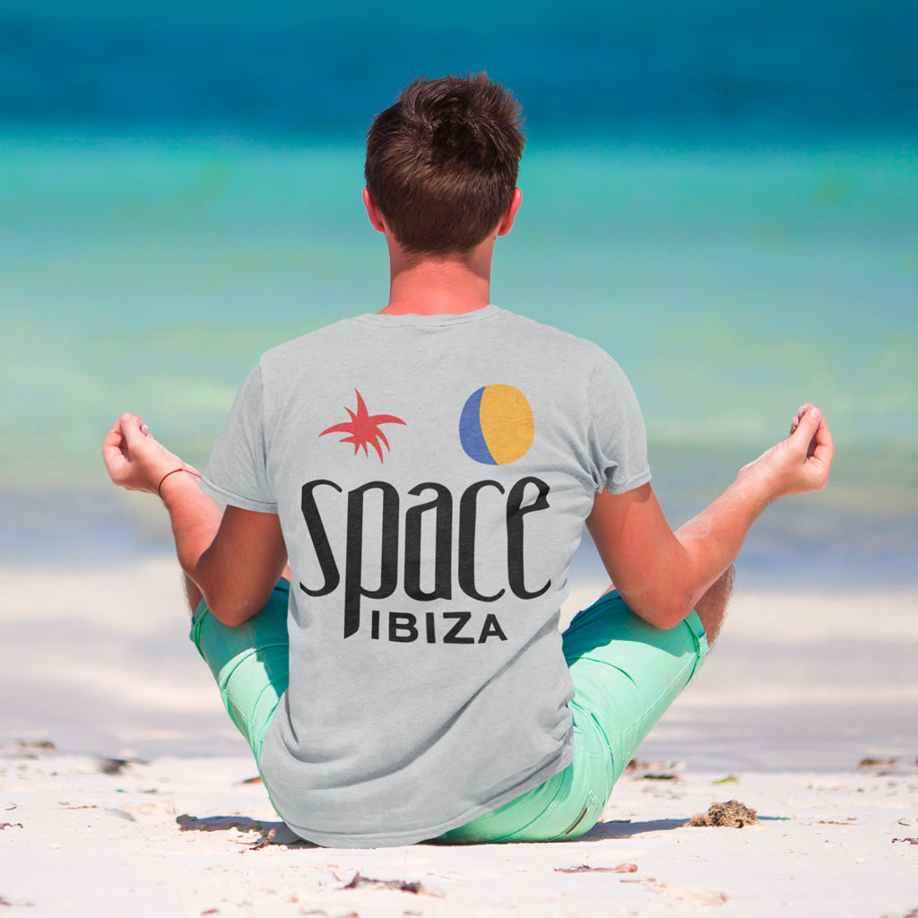 Space Ibiza Beach Club Grey T-shirt NEW