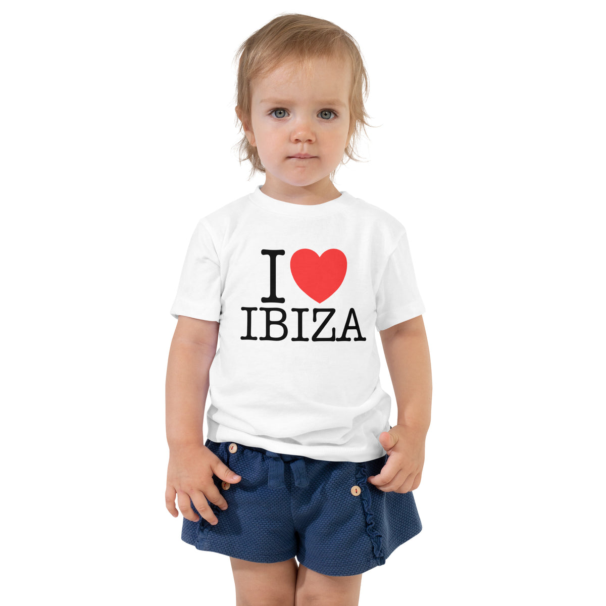 I Love Ibiza Toddler T-shirt White