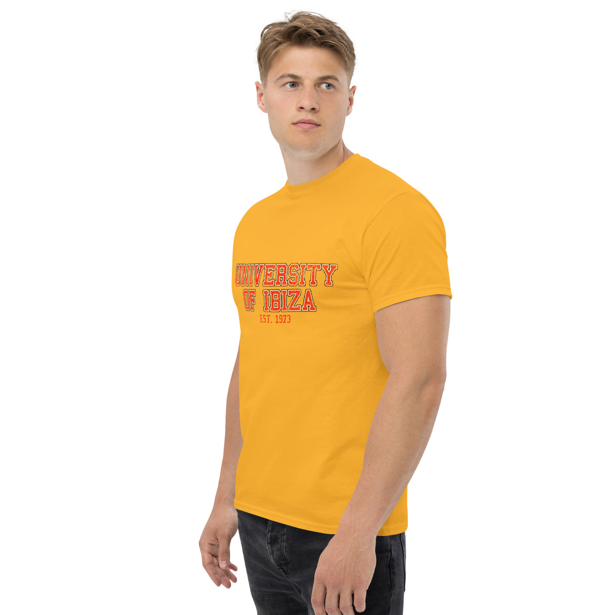 University of Ibiza Vintage Logo Men&#39;s T-shirt